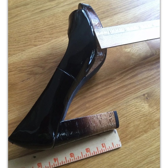 Geox Respira Black Patent Leather Pumps woman’s 7,5 - Picture 3 of 11